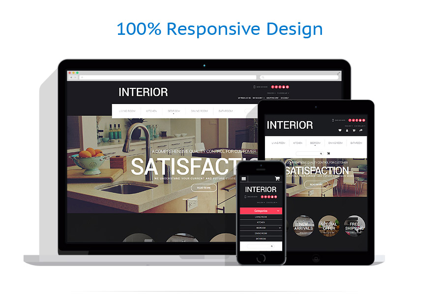 Sablon responsive de | Design Interior & Mobila
 | ID: 2318