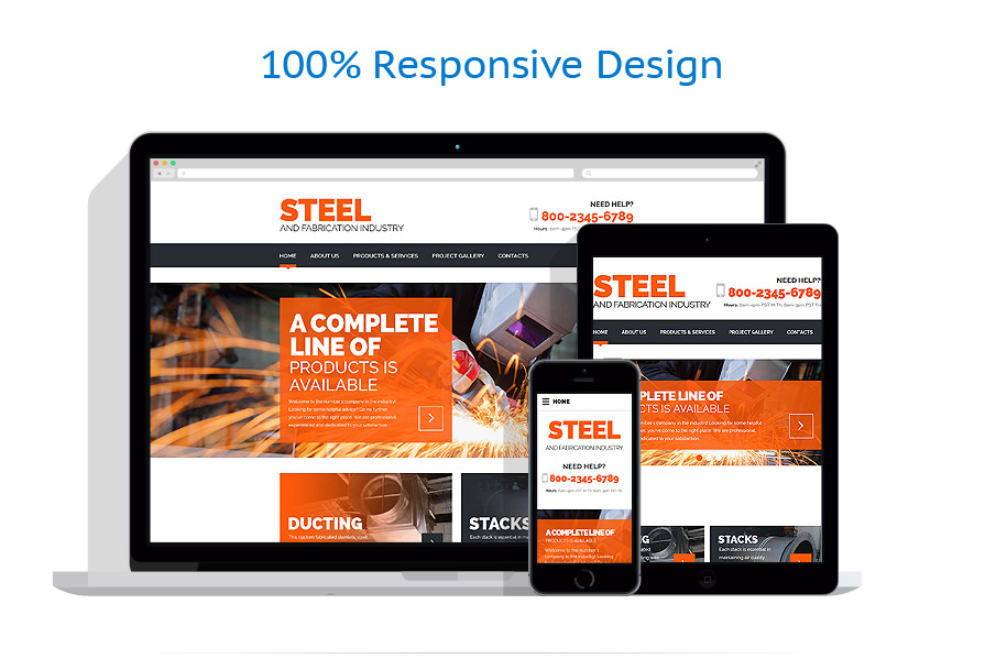 Sablon responsive de | Industrial
 | ID: 2326