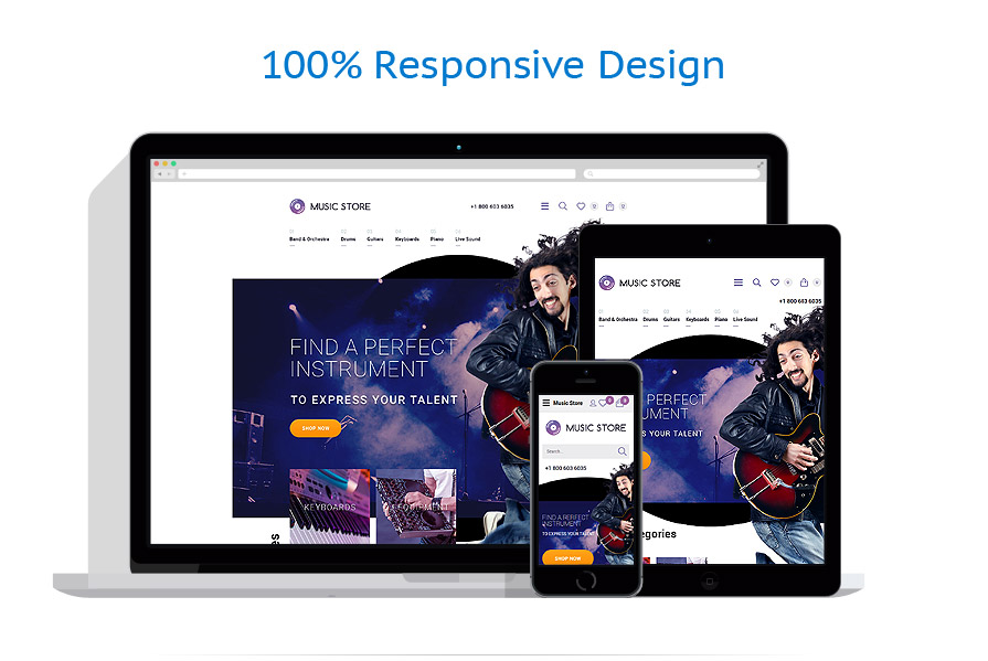 Sablon responsive de | Muzica
 | ID: 2358