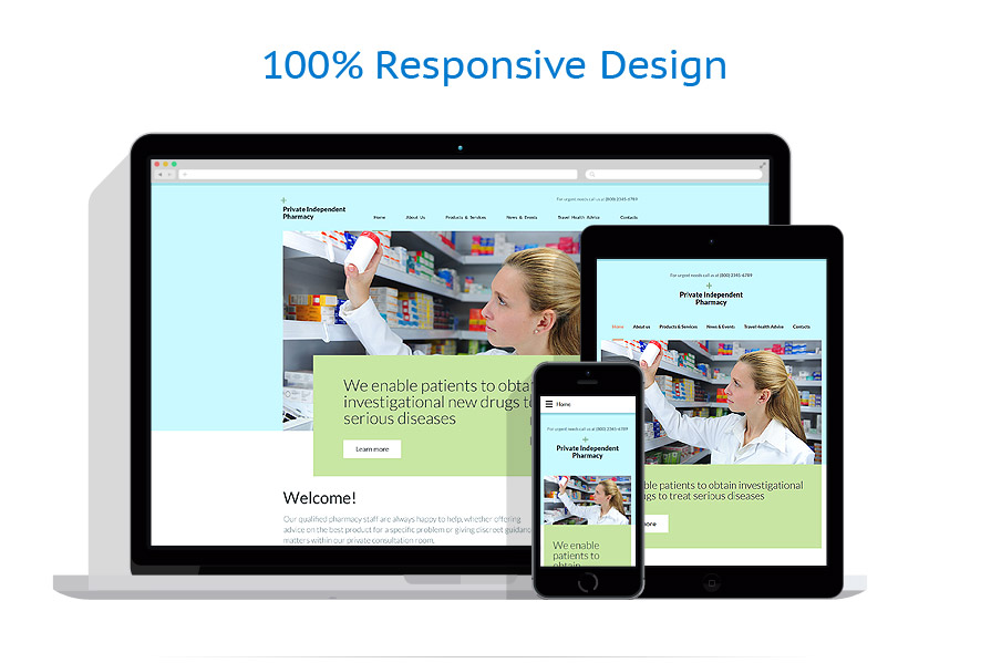 Sablon responsive de | Medical
 | ID: 2397