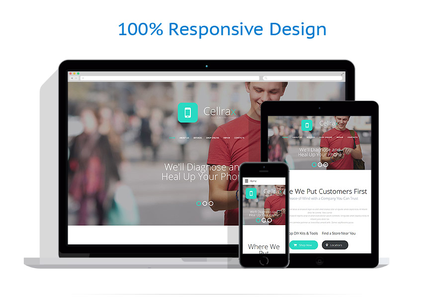 Sablon responsive de | Electronice
 | ID: 2398