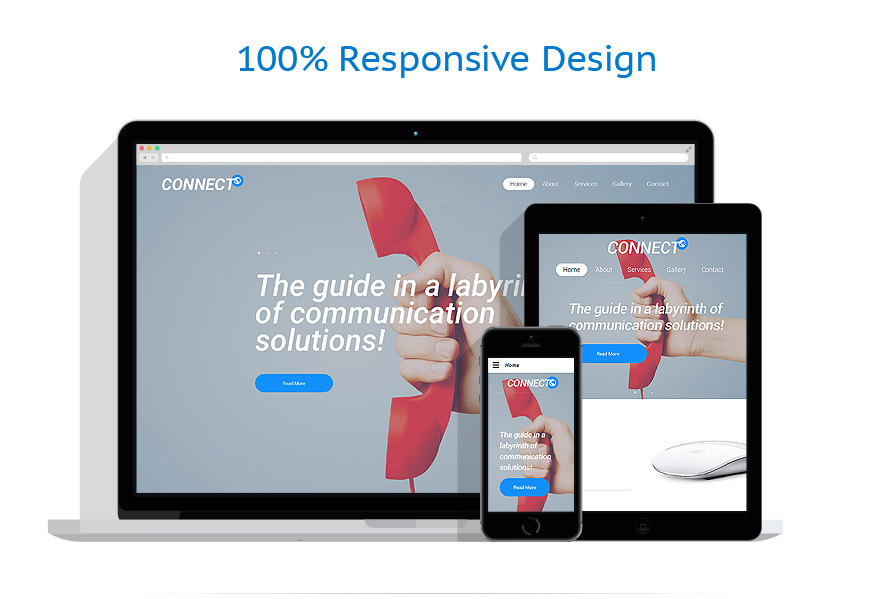 Sablon responsive de | Comunicatii
 | ID: 2401