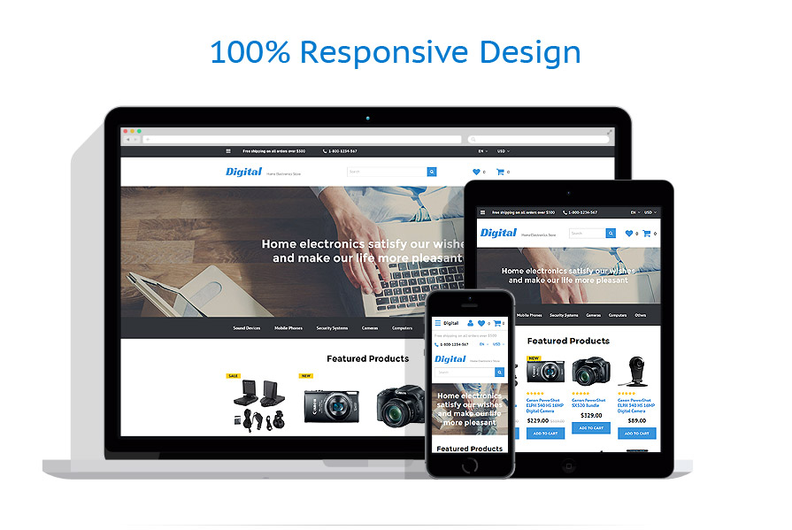 Sablon responsive de | Electronice
 | ID: 2405