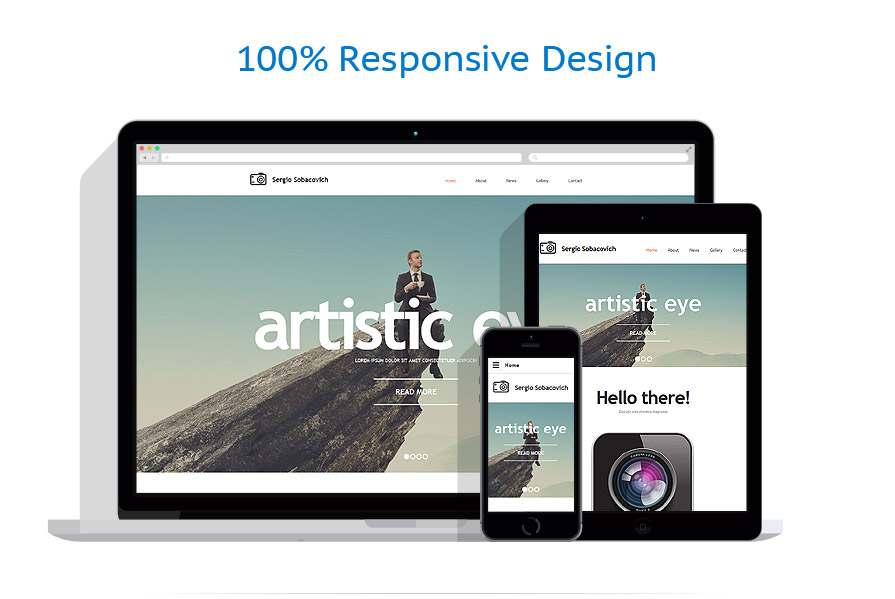 Sablon responsive de | Arta & Fotografie
 | ID: 2416