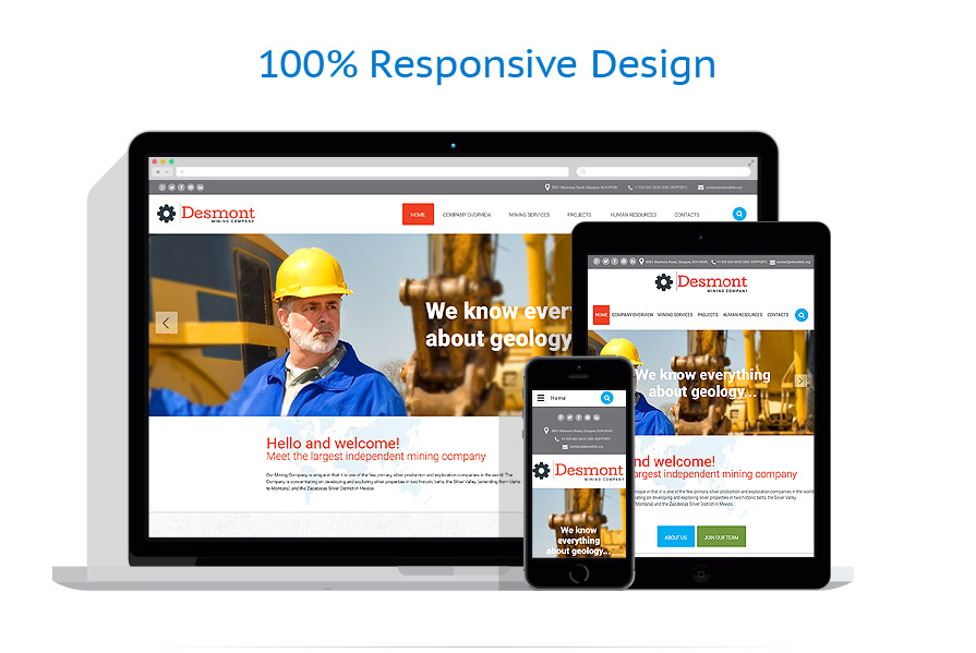 Sablon responsive de | Industrial
 | ID: 2417