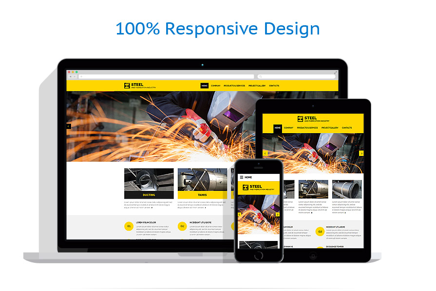 Sablon responsive de | Industrial
 | ID: 2423