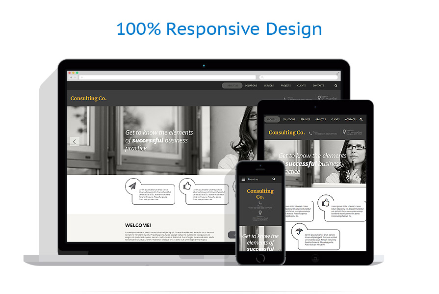 Sablon responsive de | Business
 | ID: 2434