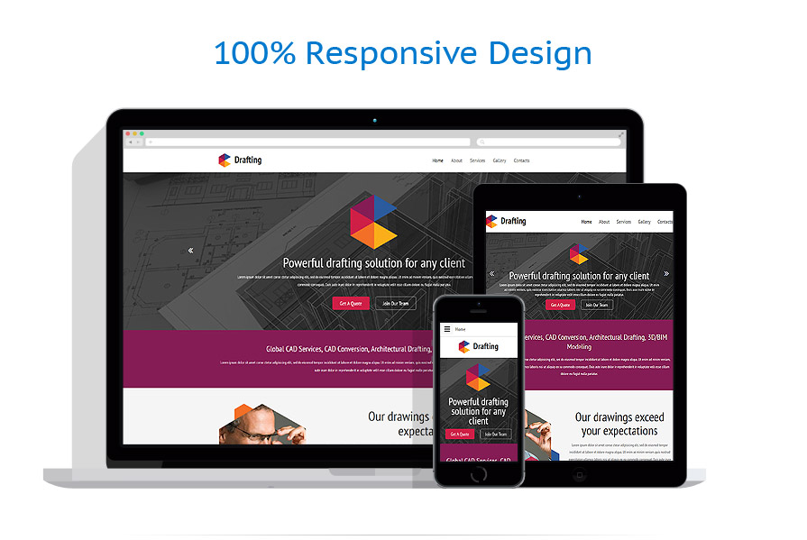 Sablon responsive de | Arhitectura
 | ID: 2437