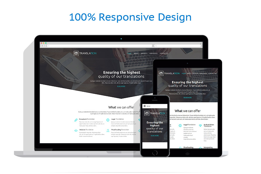 Sablon responsive de | Business
 | ID: 2454