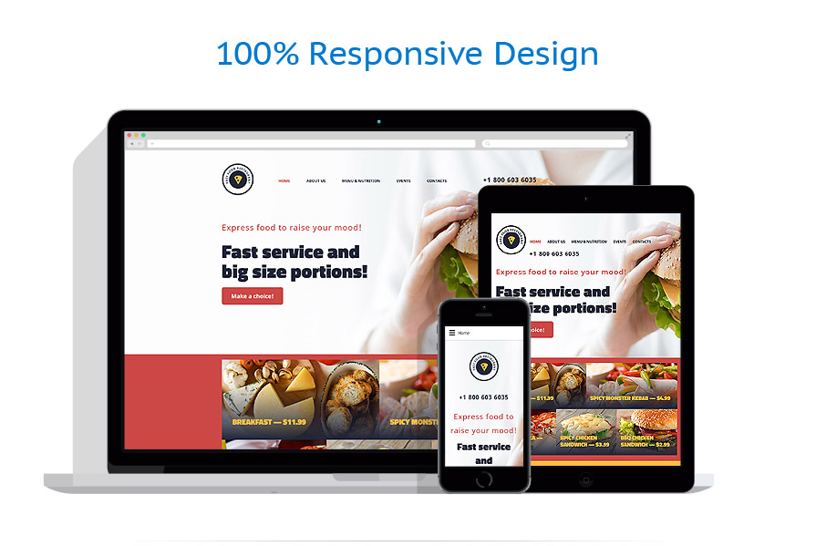 Sablon responsive de | Cafenele & Restaurante
 | ID: 2464