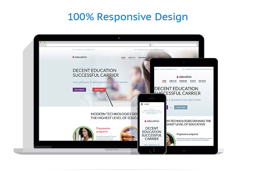 Sablon responsive de | Educatie
 | ID: 2482