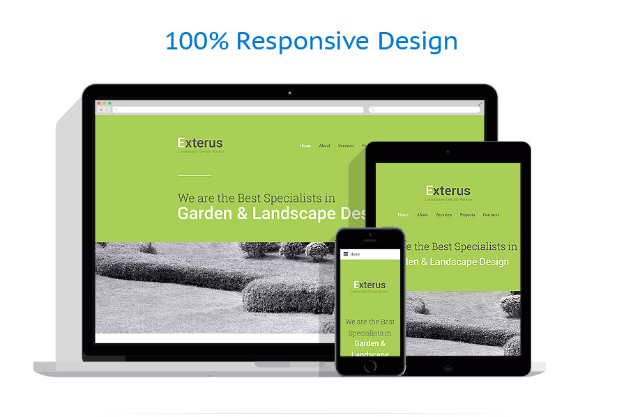 Sablon responsive de | Design Exterior
 | ID: 2484