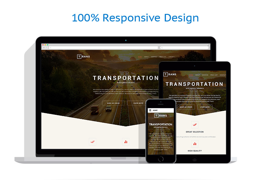 Sablon responsive de | Transport
 | ID: 2500