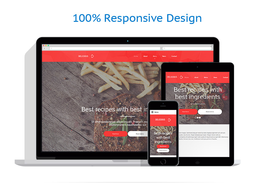 Sablon responsive de | Cafenele & Restaurante
 | ID: 2504