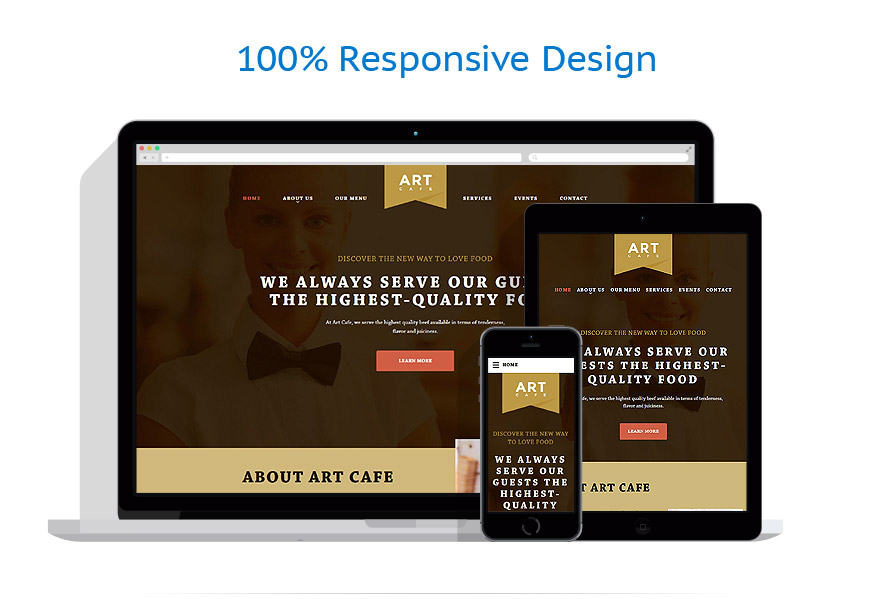 Sablon responsive de | Cafenele & Restaurante
 | ID: 2516