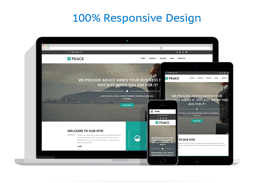 Sablon responsive de | Business
 | ID: 2518