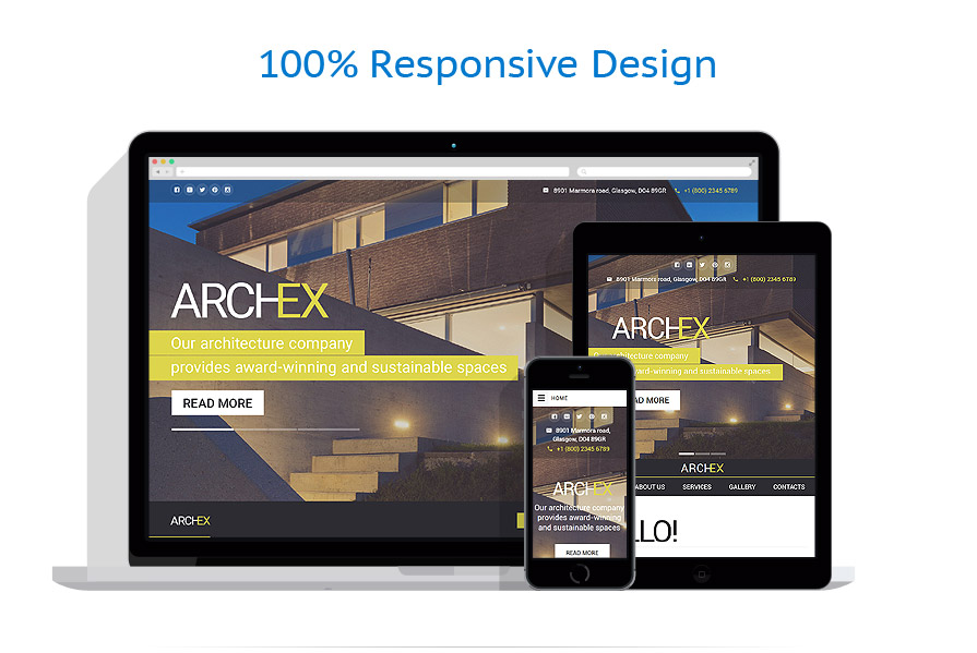 Sablon responsive de | Arhitectura
 | ID: 2519