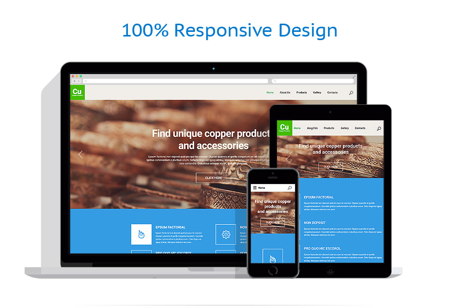 Sablon responsive de | Industrial
 | ID: 2522