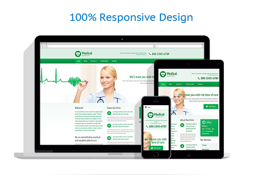 Sablon responsive de | Medical
 | ID: 2530