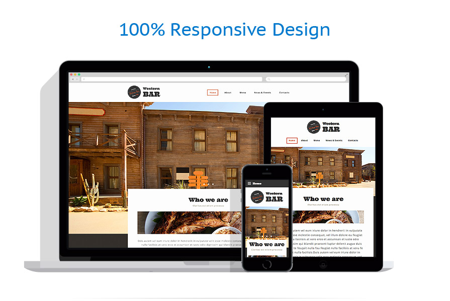 Sablon responsive de | Cafenele & Restaurante
 | ID: 2536