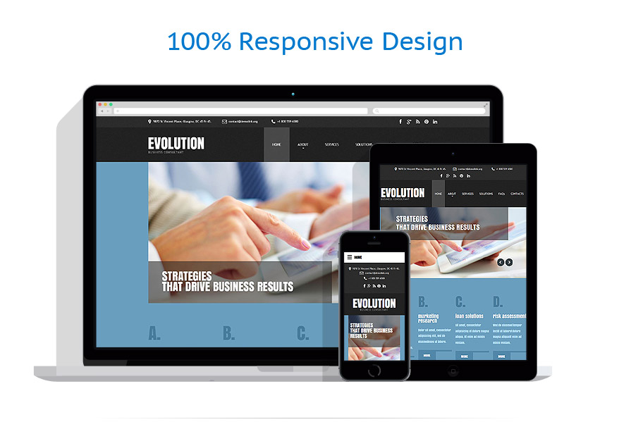 Sablon responsive de | Business
 | ID: 2541