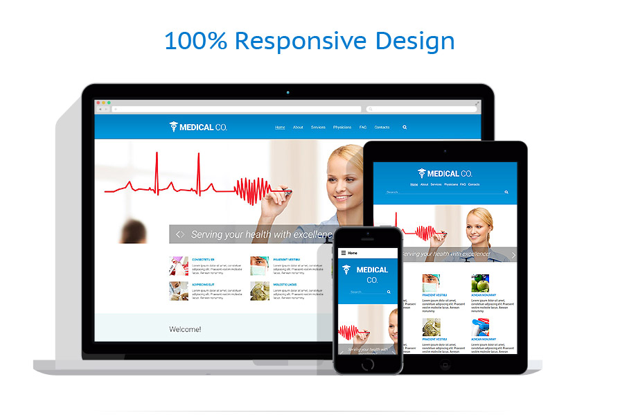 Sablon responsive de | Medical
 | ID: 2542