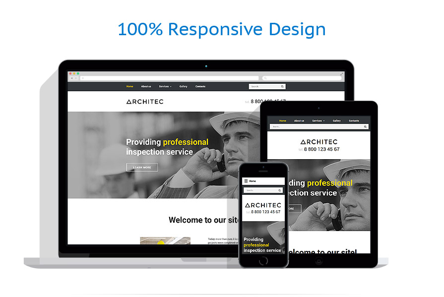 Sablon responsive de | Arhitectura
 | ID: 2546