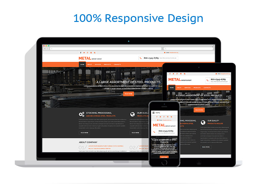  responsive template | Industrial
 | ID: 2552