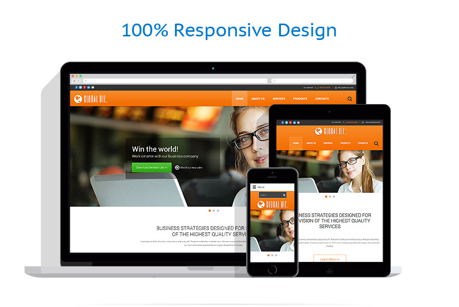 Sablon responsive de | Business
 | ID: 2553