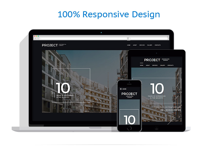 Sablon responsive de | Arhitectura
 | ID: 2554