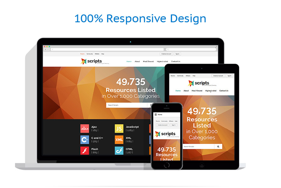 Sablon responsive de | Software
 | ID: 2567