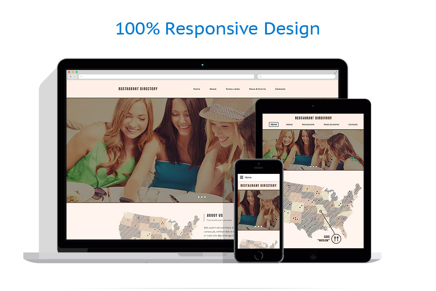 Sablon responsive de | Cafenele & Restaurante
 | ID: 2577