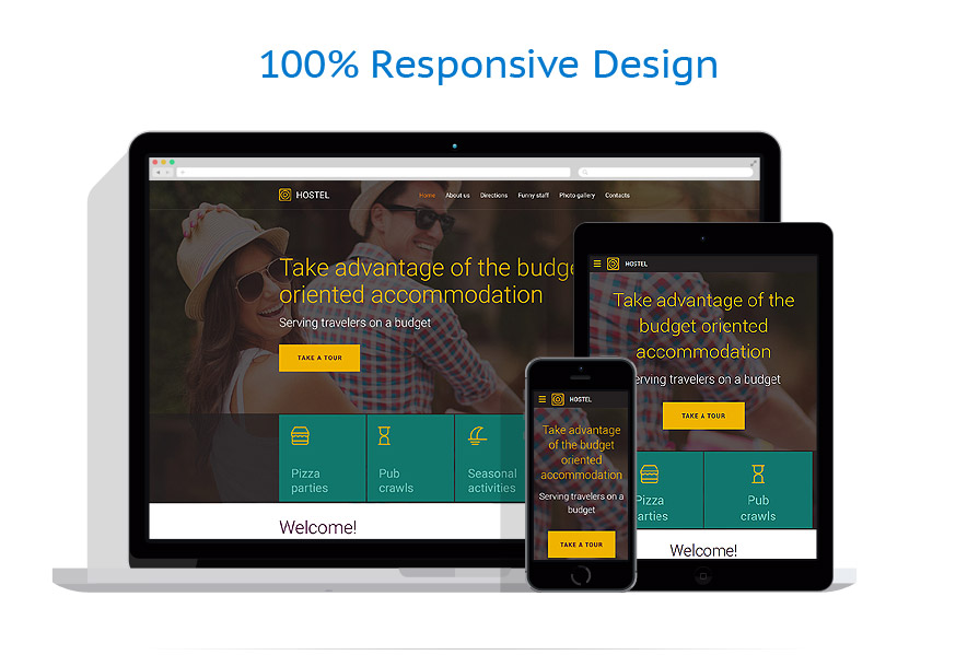 Sablon responsive de | Hoteluri
 | ID: 2582