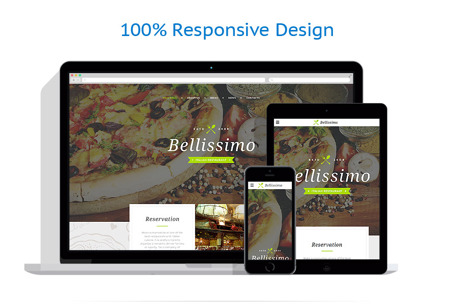 Sablon responsive de | Cafenele & Restaurante
 | ID: 2615