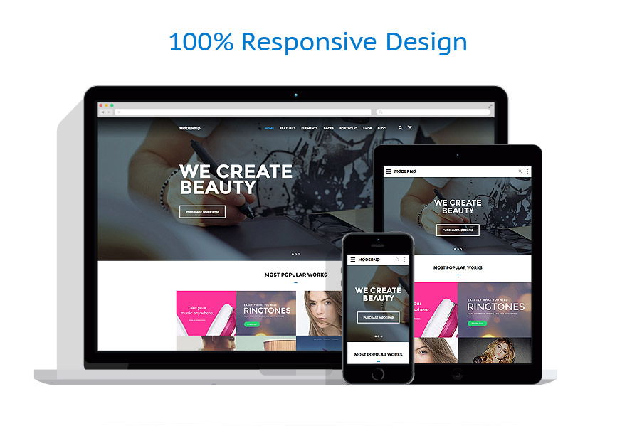  responsive template | Web design
 | ID: 2618