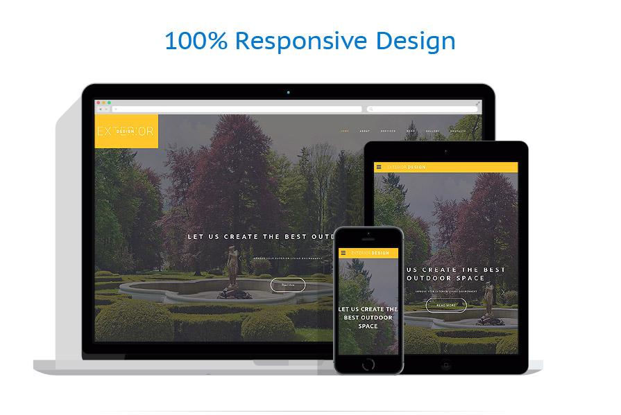 Sablon responsive de | Design Exterior
 | ID: 2627