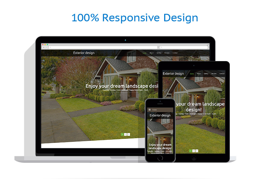 Sablon responsive de | Design Exterior
 | ID: 2630