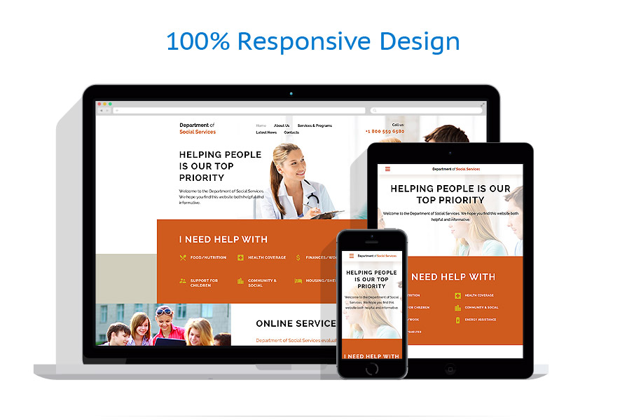 Sablon responsive de | Social & Cultural
 | ID: 2633