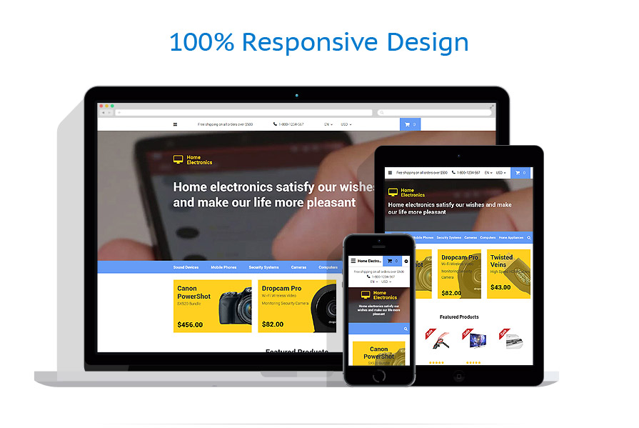 Sablon responsive de | Electronice
 | ID: 2642