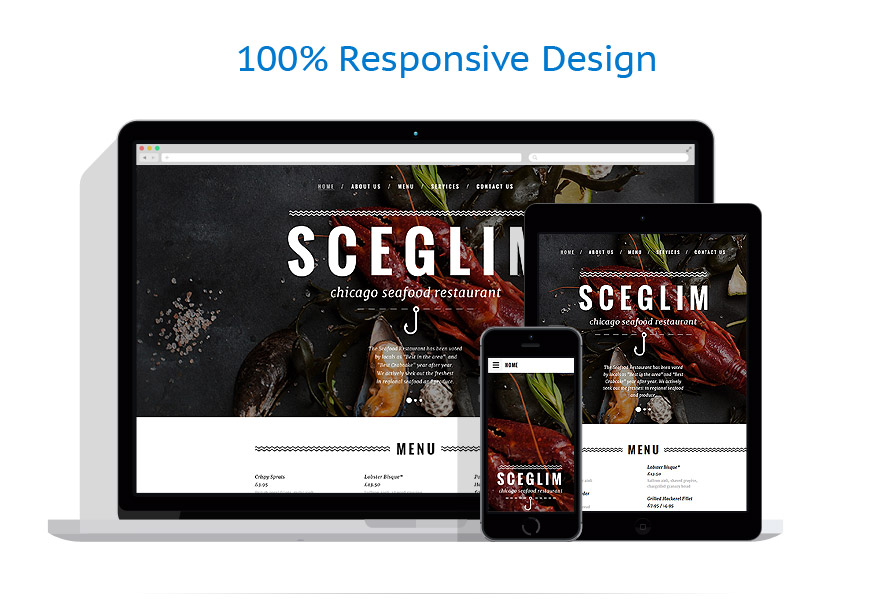 Sablon responsive de | Cafenele & Restaurante
 | ID: 2655