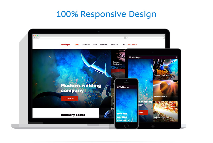 Sablon responsive de | Industrial
 | ID: 2665