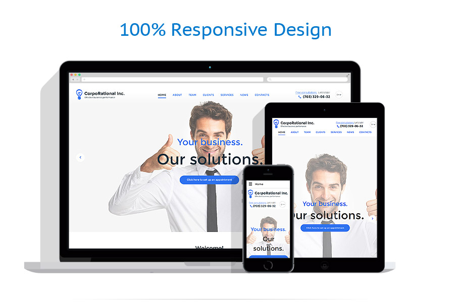 Sablon responsive de | Business
 | ID: 2693