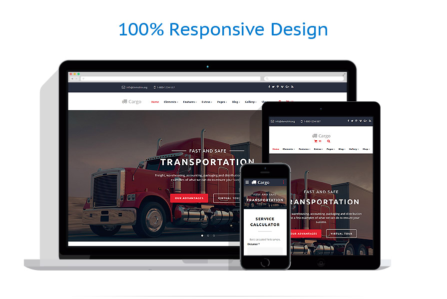 Sablon responsive de | Transport
 | ID: 2696