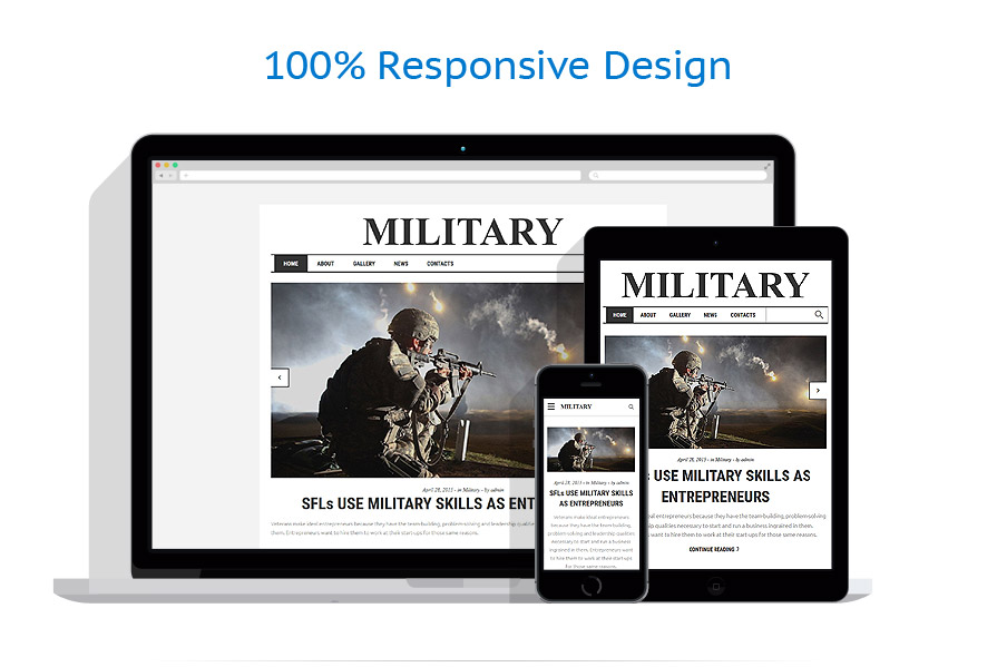 Sablon responsive de | Militar
 | ID: 2704