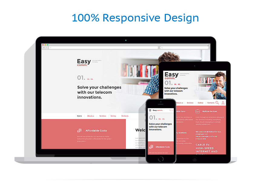 Sablon responsive de | Comunicatii
 | ID: 2714