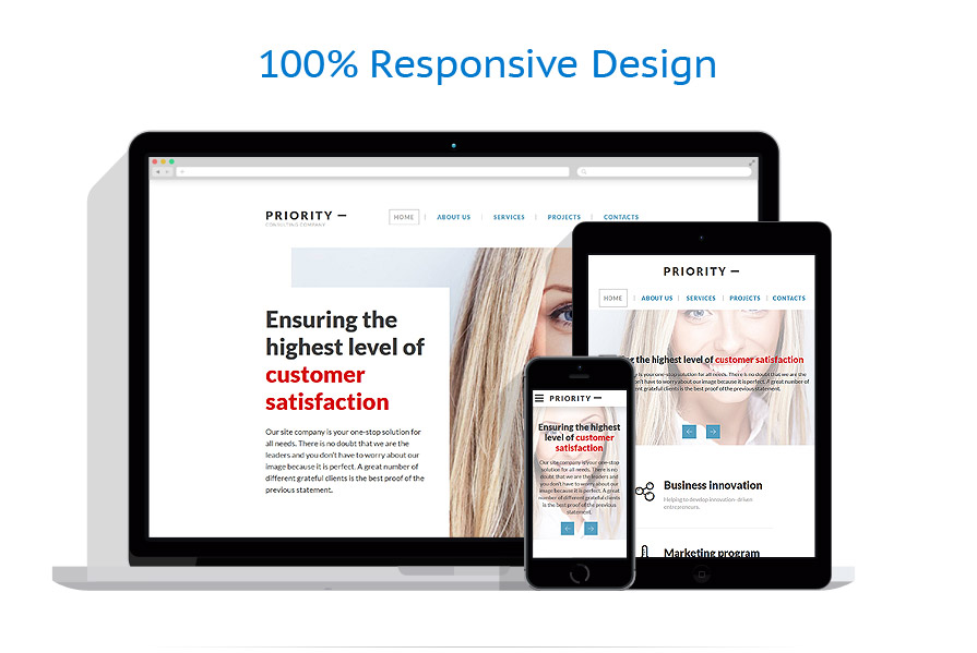 Sablon responsive de | Business
 | ID: 2720