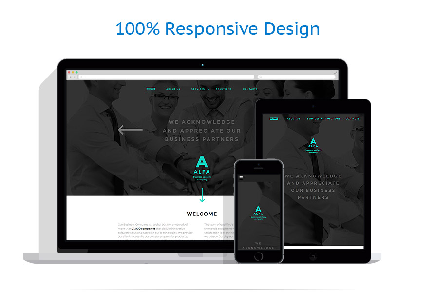 Sablon responsive de | Business
 | ID: 2721