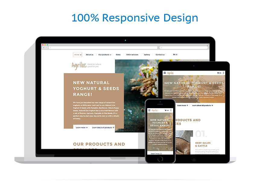  responsive template | Agriculture
 | ID: 2745