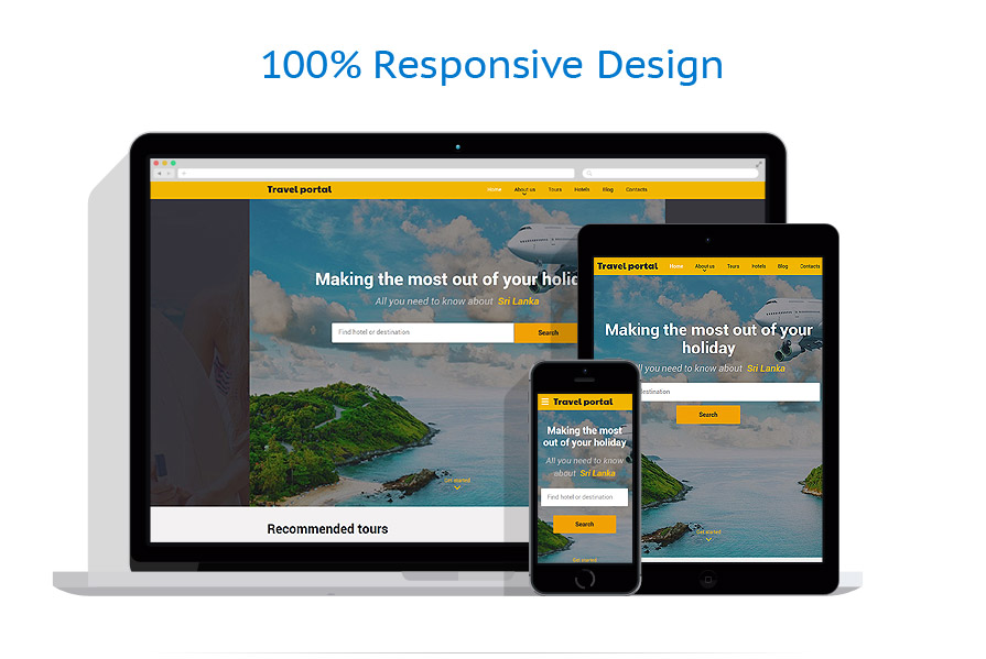 Sablon responsive de | Calatorii
 | ID: 2759