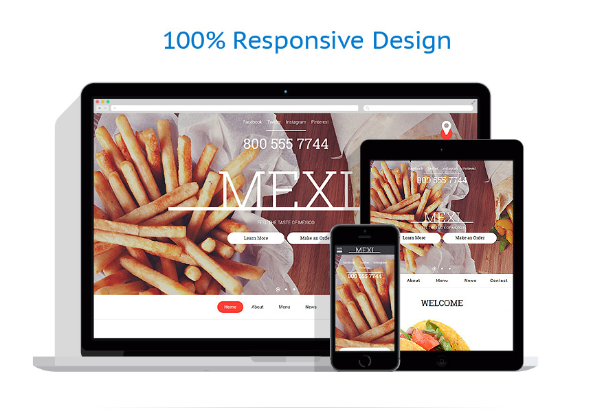 Sablon responsive de | Cafenele & Restaurante
 | ID: 2761